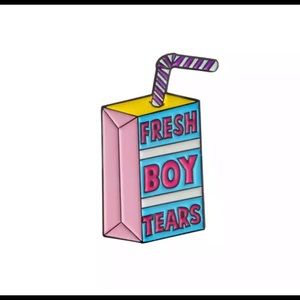 Fresh Boy Tears Enamel Pin